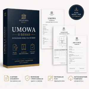 Umowa o wykonanie mebli na wymiar + protokół odbioru